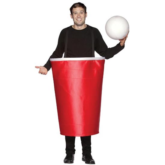beer pong cup costume